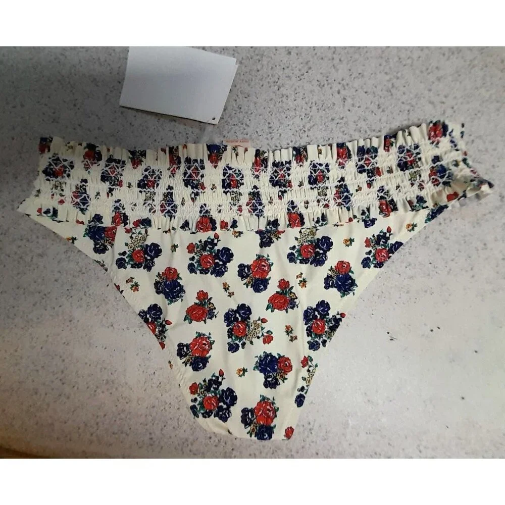 New Tory Burch Bikini Bottom Costa Printed Hipster Size S